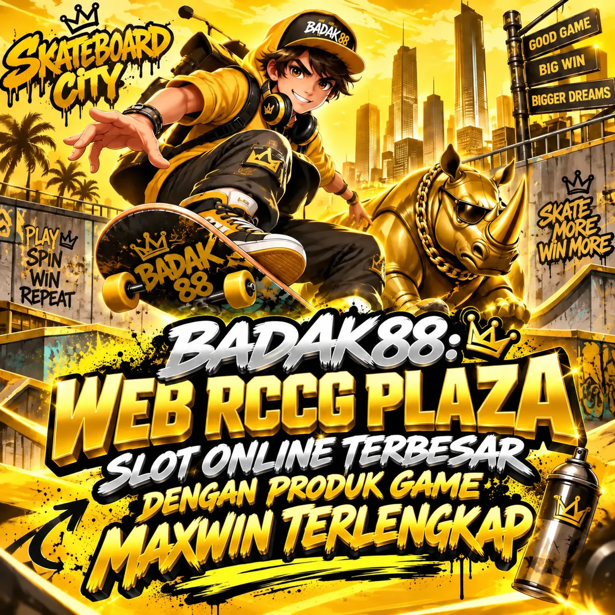 Thumbnail 1 of 3, Poster, BADAK88: Web RCCG Plaza Slot Online Terbesar Dengan Produk Game Maxwin Terlengkap designed and sold by BADAK88.